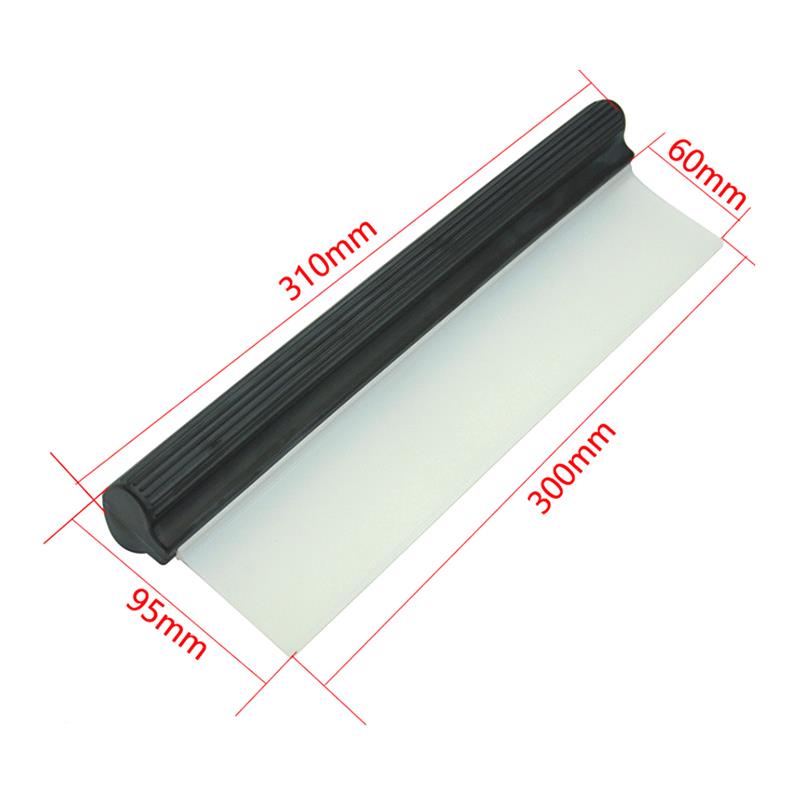 Soft Silicone Windshield Scraper T-Shaped Blade With Humanized Handle Soft Silicone Dewatering Scraper