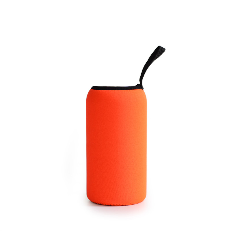 Sportsvannflaskeveskeisolert posere neoprenposeholder ermetrekkholder til krusflaskekopp 150*70mm: Flamme oransje