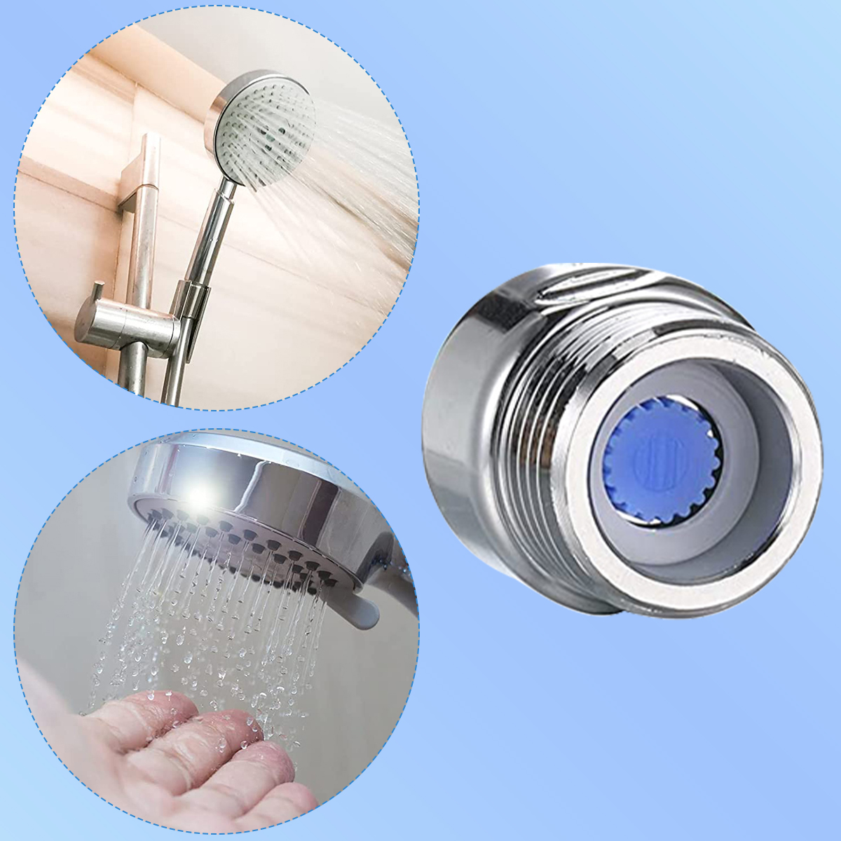 Shower Flow Reducer Limiter Water Flow Saver Adapter Shower Head Limiter Shower Flow Reducer Limiter B99