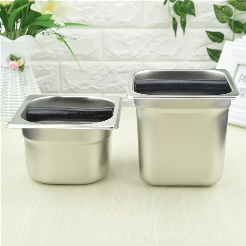 Coffee Knock Container Box Espresso Knock Box Coffee Machine Waste Slag Bucket Handle Coffee Residue Bucket Grind Waste Bin