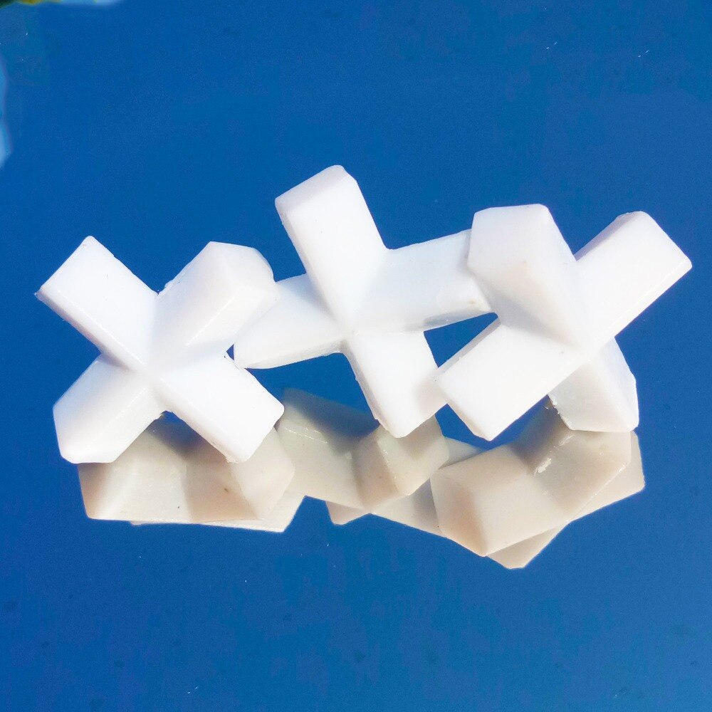 E8x20mm PTFE Magnet Rührer Rührgerät Rühren Riegel PTFE Kreuz bilden Rühren Riegel weiß Dreh Riegel, 3 stücke