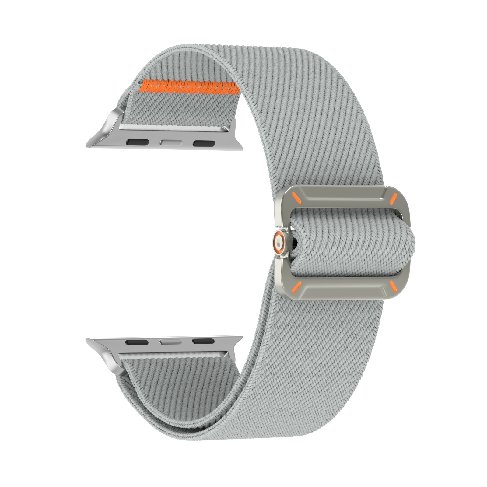 Pulseira de relógio tecida para apple watch s10 42mm 46mm ultra 49mm 45mm 44mm 42mm 41mm 40mm 38mm para iwatch série 10 987 6 5 4 se 3 2 1: Preto cinza / 12mm