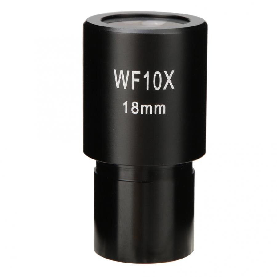 Microscope Eyepiece WF10X/18mm Biological Microscope Wide-Angle Eyepiece Optical Lenses with Scale