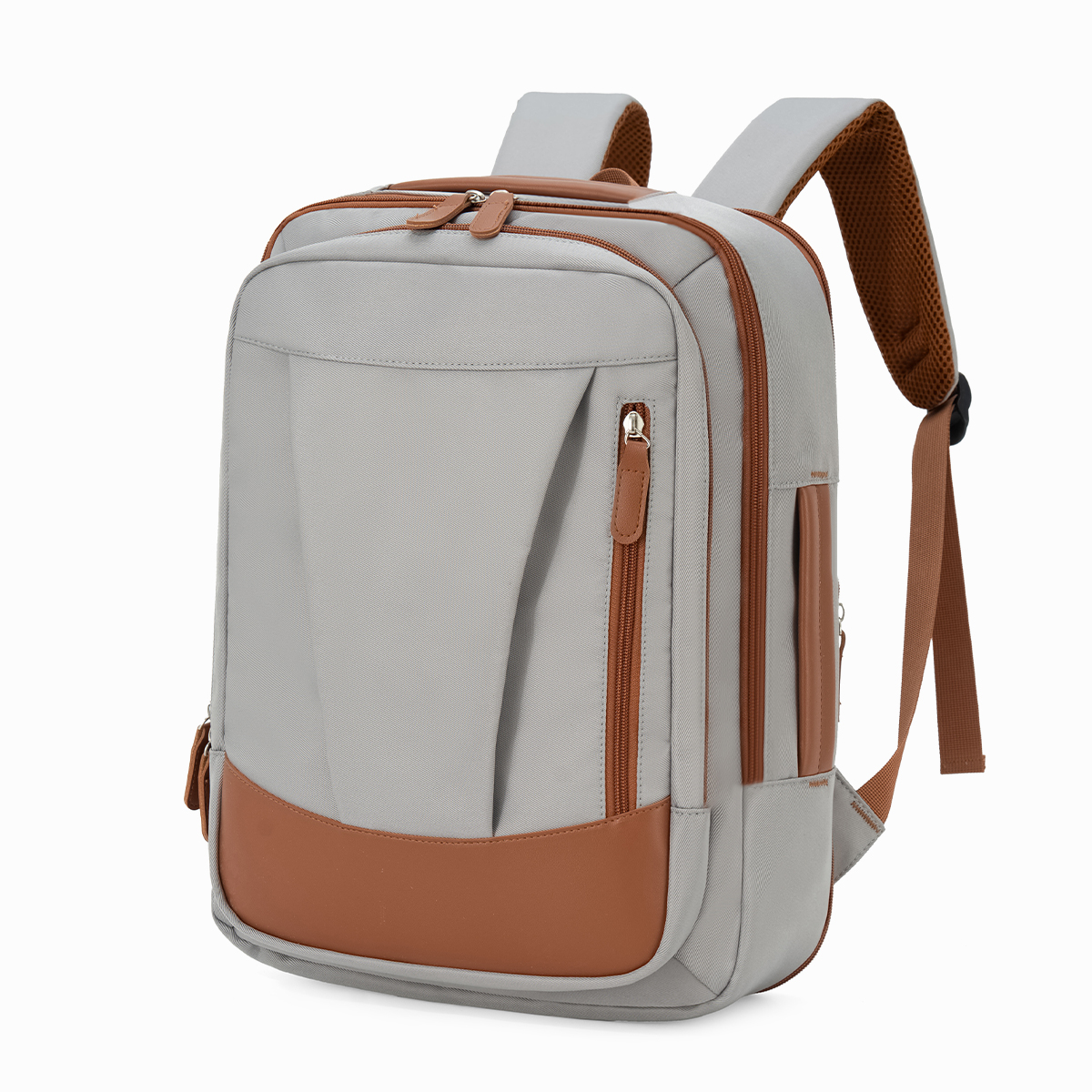 Backpack for Women Simple Business Computer Backpack Outdoor Large Capacity Travel Bag Student School Bag for Boys: GRAY