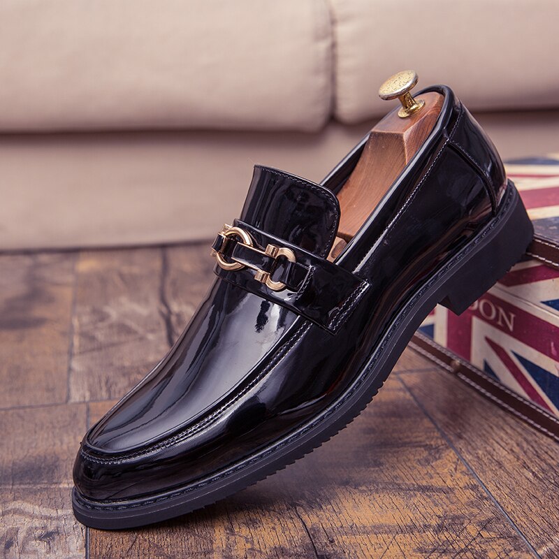 Uxury hommes chaussures habillées noir hommes chaussures sociales de chaussures formelles chaussures de mariage mâle chaussures blanc