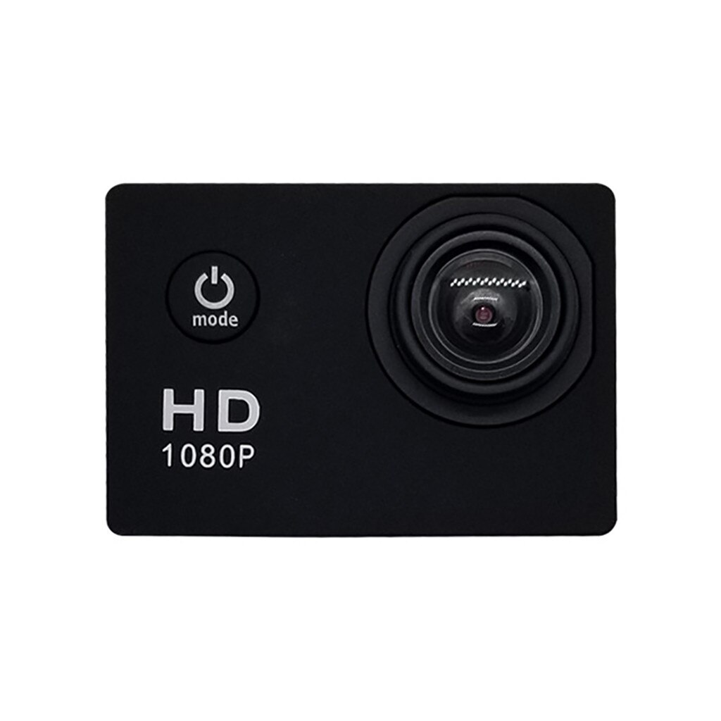 Mini Camera Waterdichte Cam Nieuw Type Sport Actie Screen Kleur Waterbestendig Video Onderwater Camera Full Hd 1080P: Black 