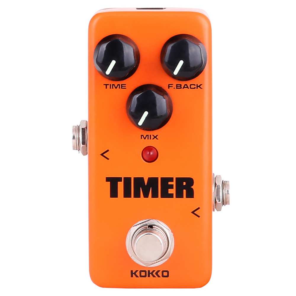 KOKKO Electric Guitar Timer Effect Pedal 1 Second Delay Time Digital Delay Pedal for Electric Guitar Bass Guitar Accessories: Default Title