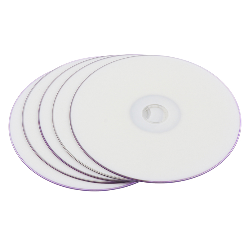 .5Pcs Plastic Blue 12cm 5 Discs Grade A X8 8.5 GB Blank Fruit Printed DVD+R DL Disc D9 Burning Disc.