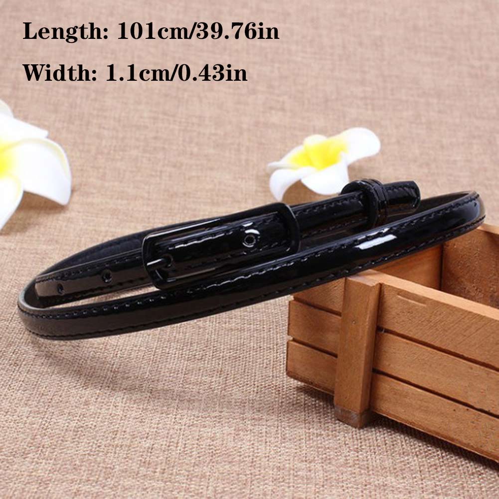 Vrouwen Candy Kleur Taille Riem Dunne Riem Broek Jean Riem Lichtmetalen Pin Buckle Broeksbanden Pu Leer Verstelbare Riemen Voor jurk: 4