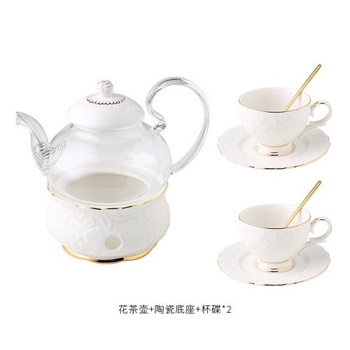 Bone China Coffee Cup Retro Ceramic Tea Cup and Saucer Set Luxury Afternoon Tea Coffee Cup and Saucer DD60CS