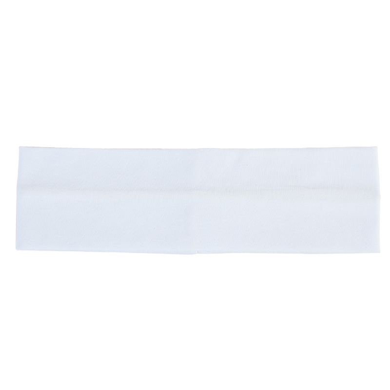 Geebro women's headband, 7 cm cotton plain flat headbands for girls, summer ladies' elastic stretch hair band: Dark grey
