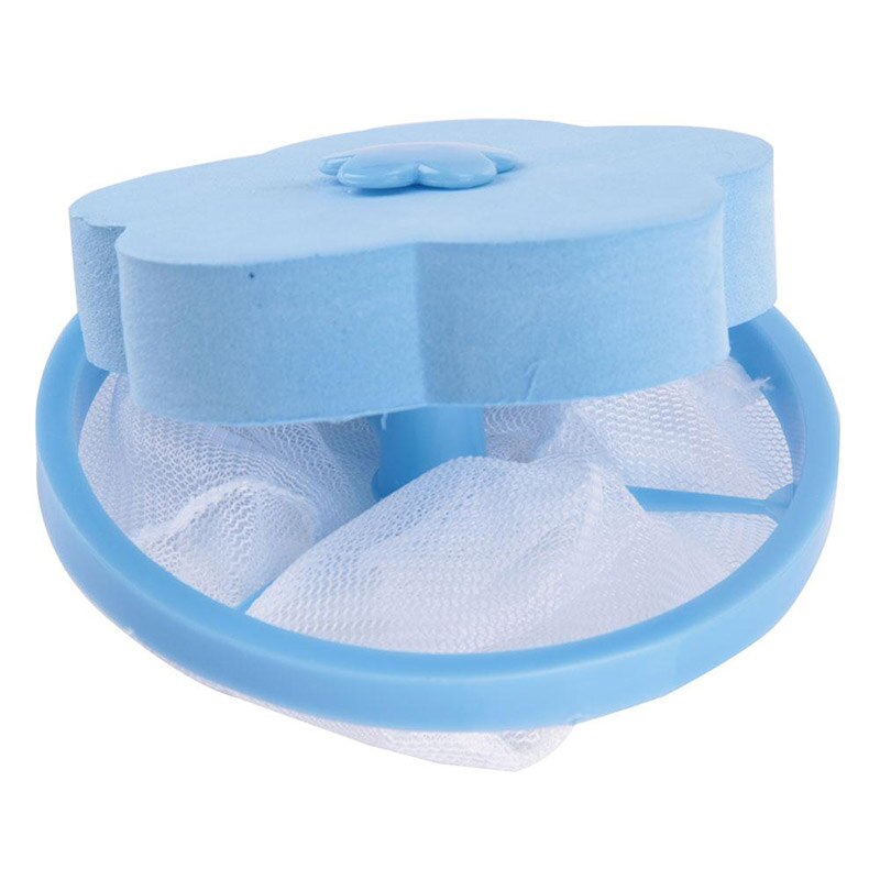 Reusable Washing Machine Floating Lint Mesh Bag Portable Washer Lint Catcher MU8669