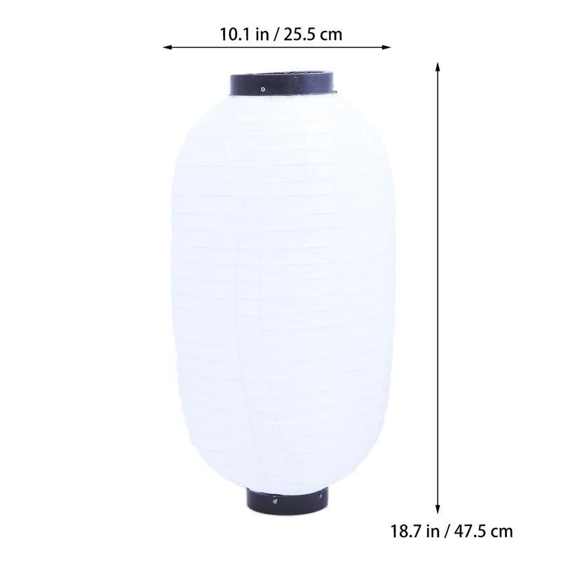 Styl japońnarty lampiony papierowe składane owalne latarnie dekoracyjne wiszące ozdoby