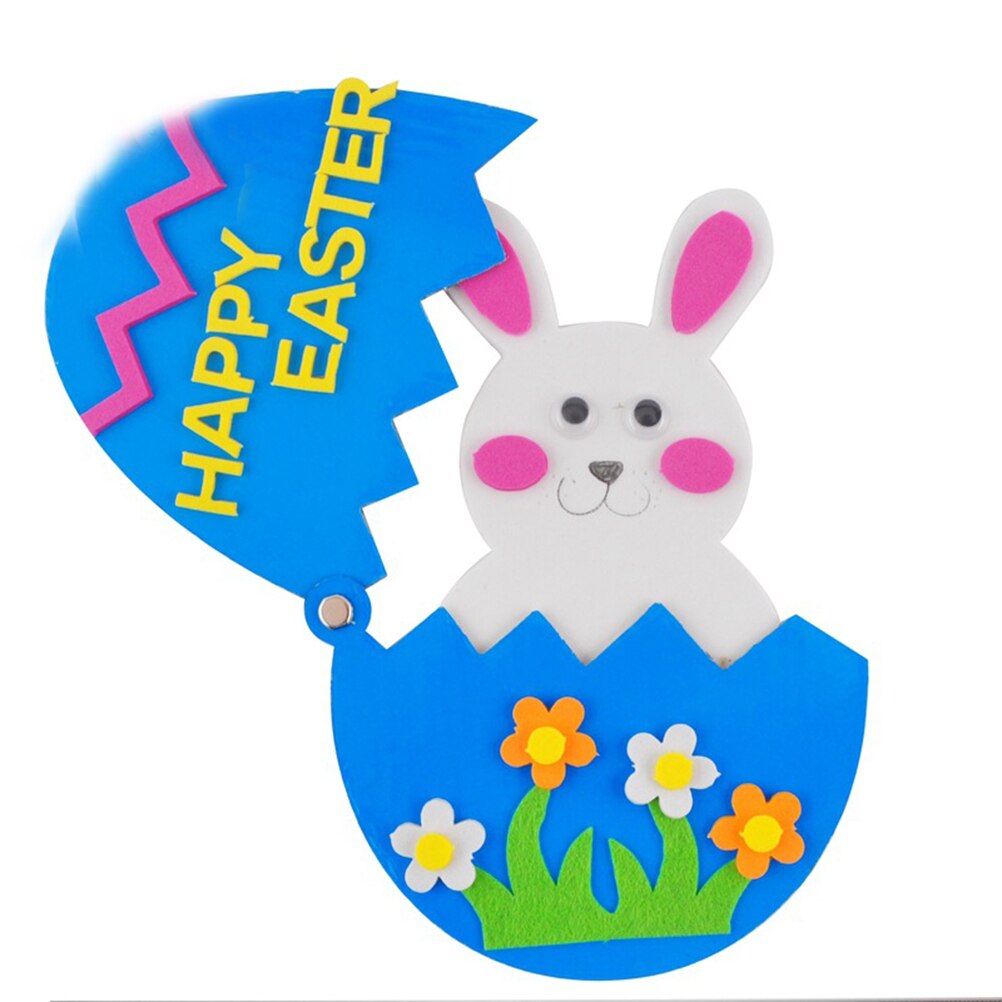 4PCS Easter DIY Material Kit Educational Easter Egg Making Material Out of Shell Easter Egg Material for Girl