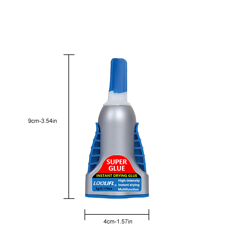 LOOLIFL Super Glue, 0.176 oz, Clear