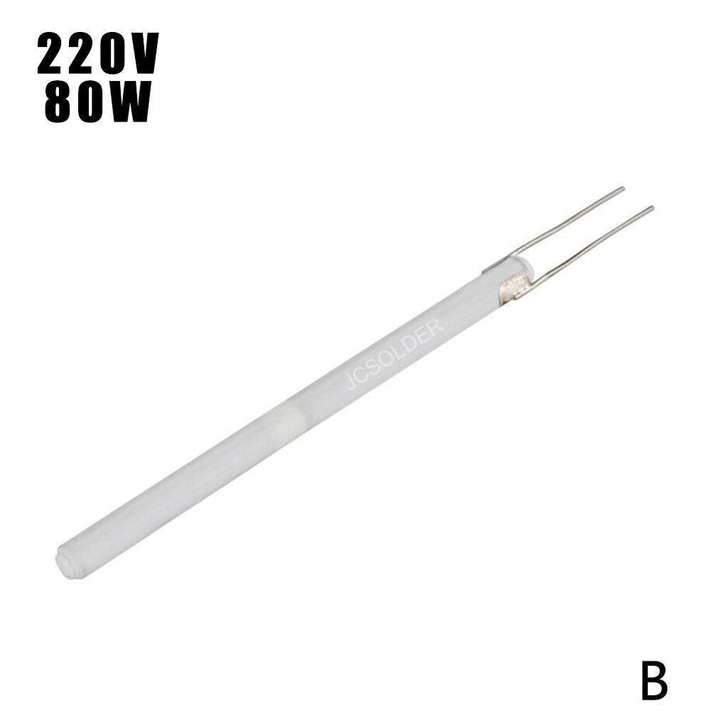 Adjustable Temperature Electric Soldering Iron Heater 60W heating solder element 220V 80W For 908 Ceramic Internal 110V 908 B4D2: B