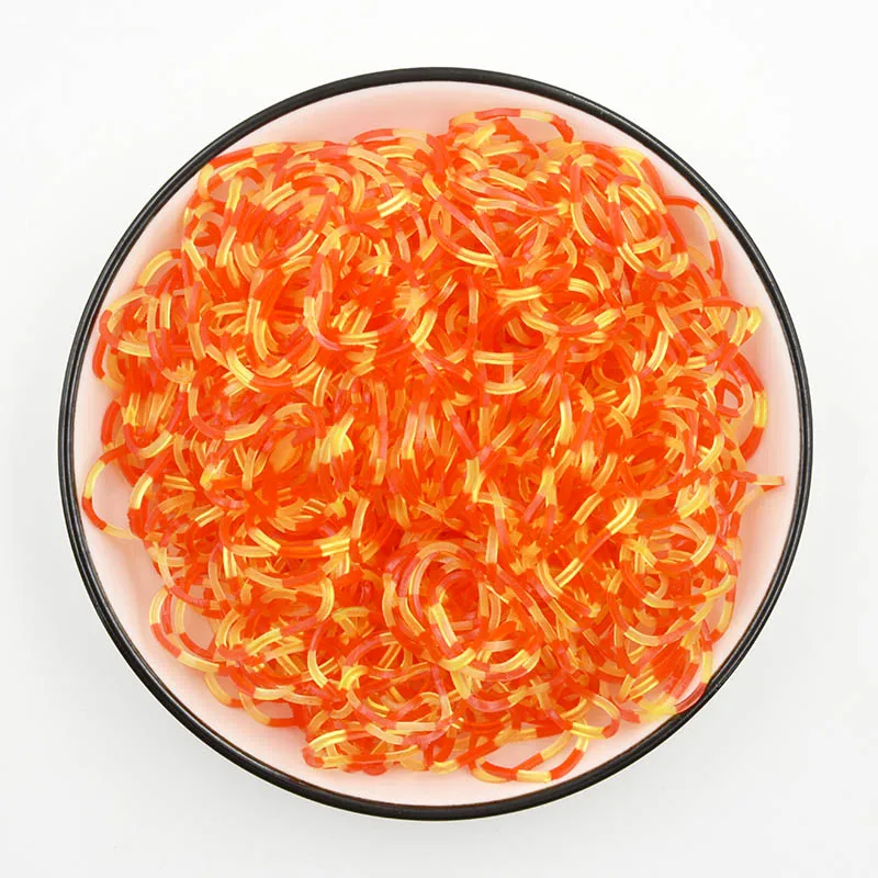 600pcs Elastic Rubber Loom Bands DIY Handmake Craft Rubber Band Bracelets for Children Women Wrist Jewelry Making Supplies: Yellow