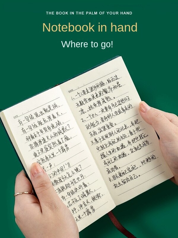 Pocket Notepad Small Carrying Notebook with Pen Mini Small Portable Handy Diary Business Diary Book binder journal