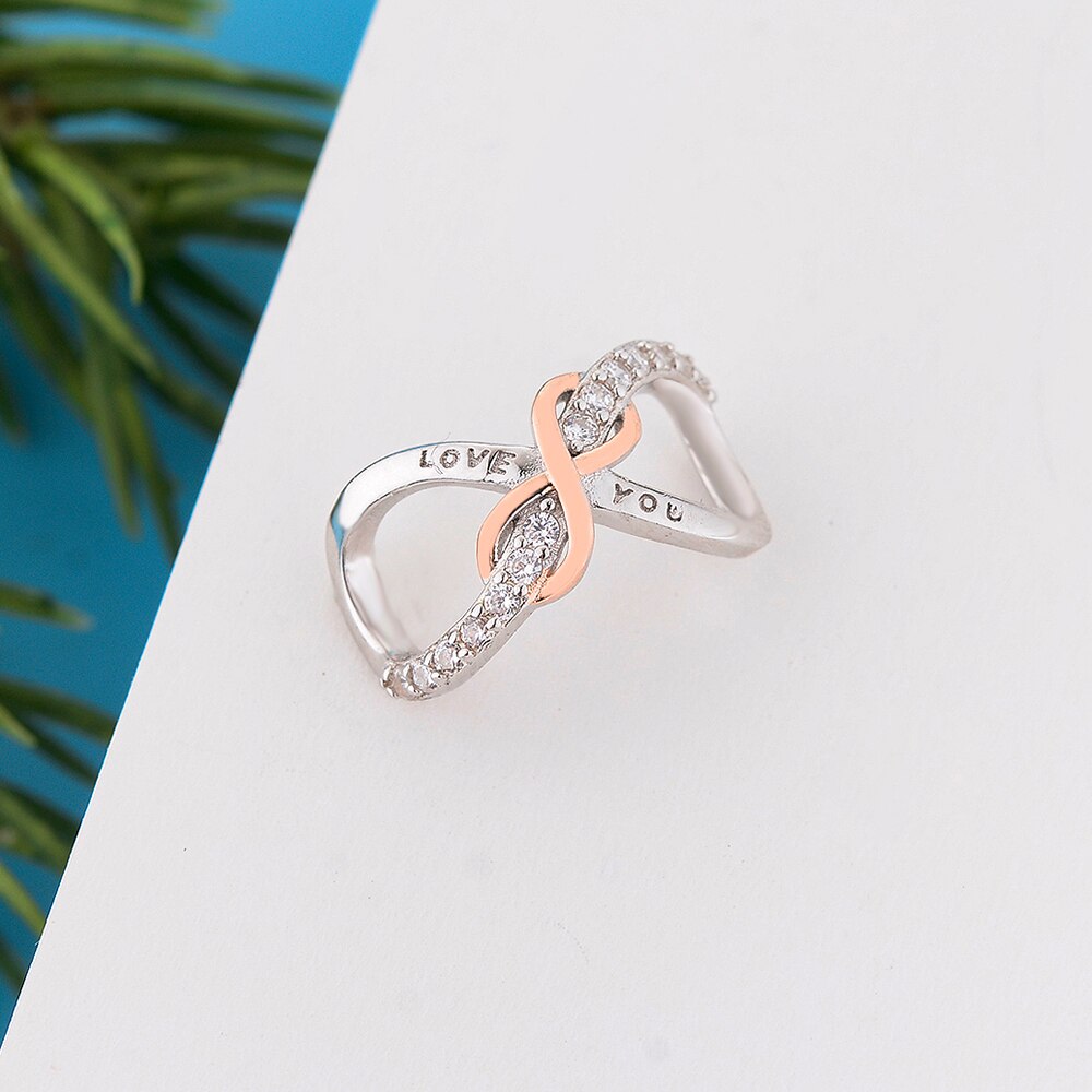 Fit Originele Bedelarmband Authentieke 925 Sterling Silver Love You Forever Infinity Bead Voor Maken Vrouwen Berloque