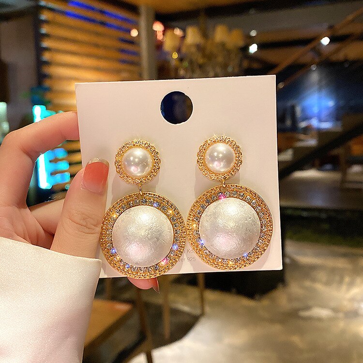Delysia King – boucles d'oreilles en perles élégantes,