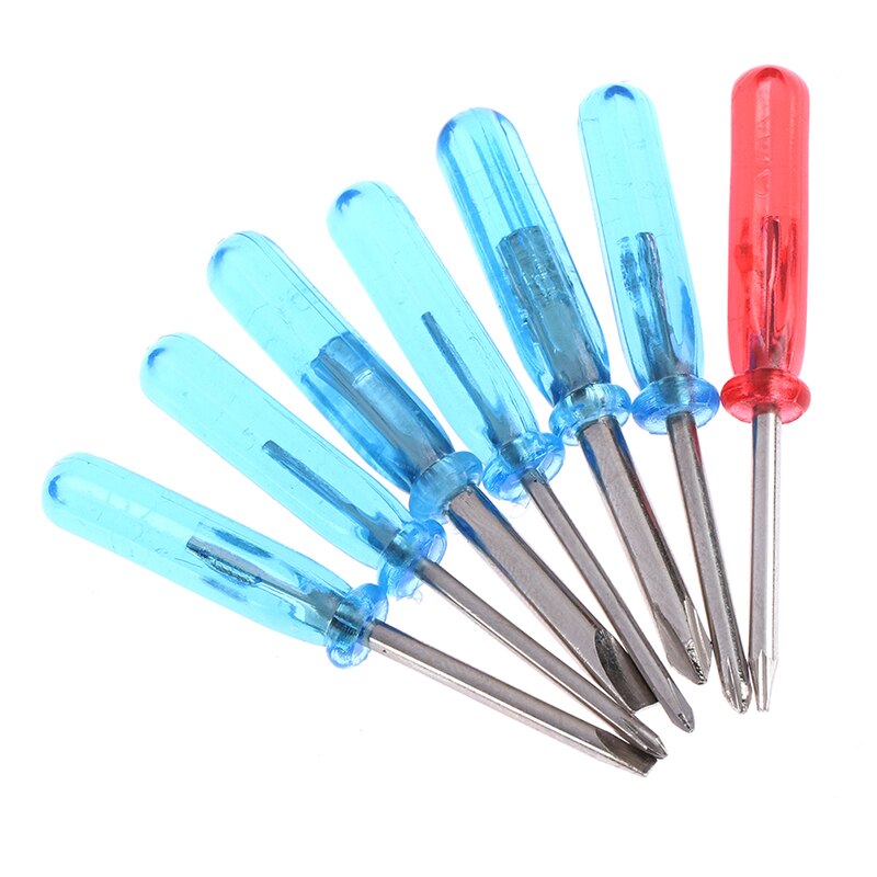7/10Pcs/Set Phillips Slotted Cross Word Head Five-pointed Star Mini Screwdrivers For Phone Laptop Repair Open Tools: 7pcs shown