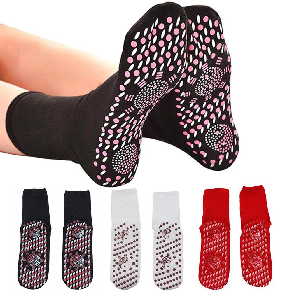 Sport Massage Socken Frauen Fitness Baumwolle Fitnessstudio Socken Nicht Unterhose Massage Yoga Pilates Socken Turmalin Magnet Therapie Fuß Pflege