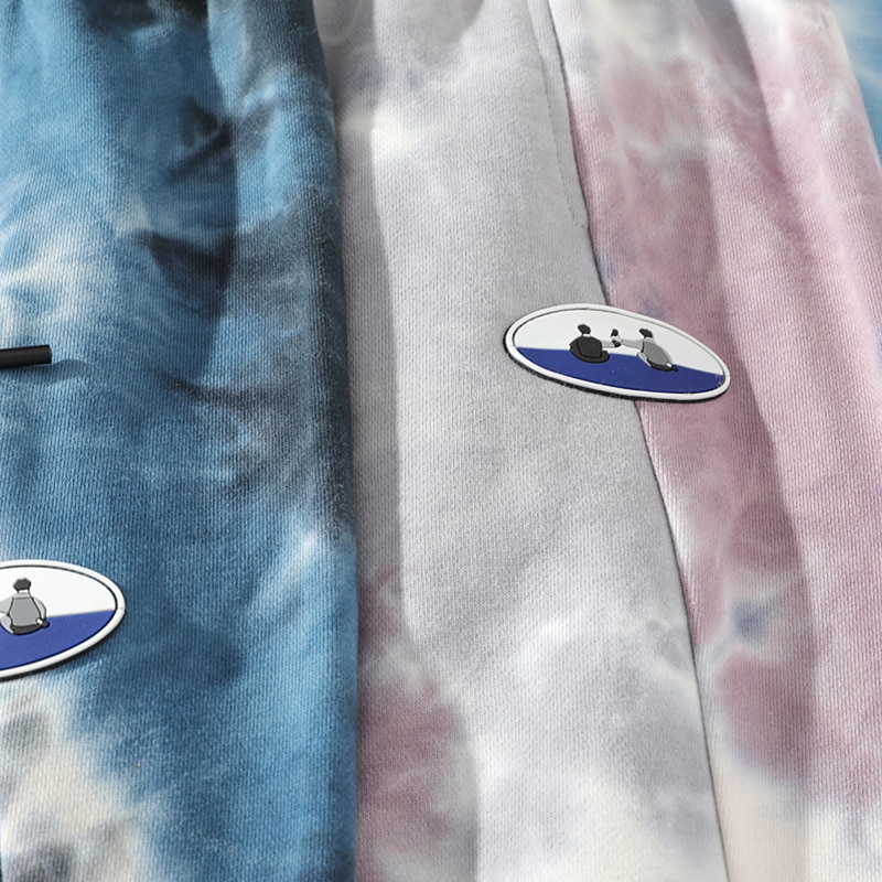 Männer Straße Tie Dye Jogginghose Harajuku 100% Baumwolle Bequeme Hose Jogger Neuheiten Trend Track Hosen