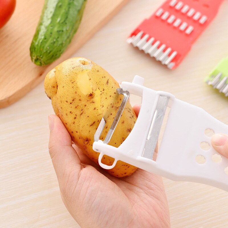 1PCS Cucumber Slicer Salad For Kitchen Shredder Cheese Fruit Carrot Cutter Grater Modern Family Kitchen Tool Multifunctional