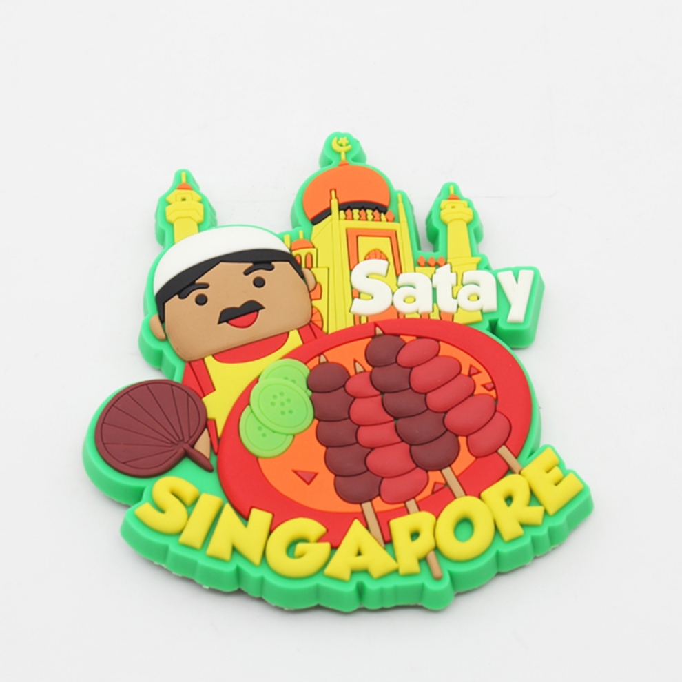 Singapore Rubber Fridge Magnet Tourist Souvenirs Refrigerator Magnetic Stickers Travel collection