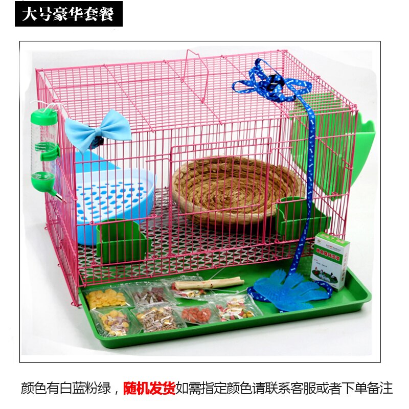 Rabbit cage extra large rabbit Dutch pig mouse drooping breeding pet rat nest