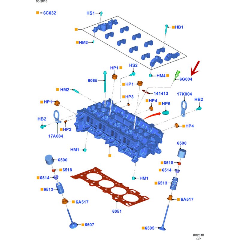 Cylinder head temperature sensor 2009Fo rd Fo cu sM on de oM ust ang2015 Engine head temperature sensor Water temperature sensor
