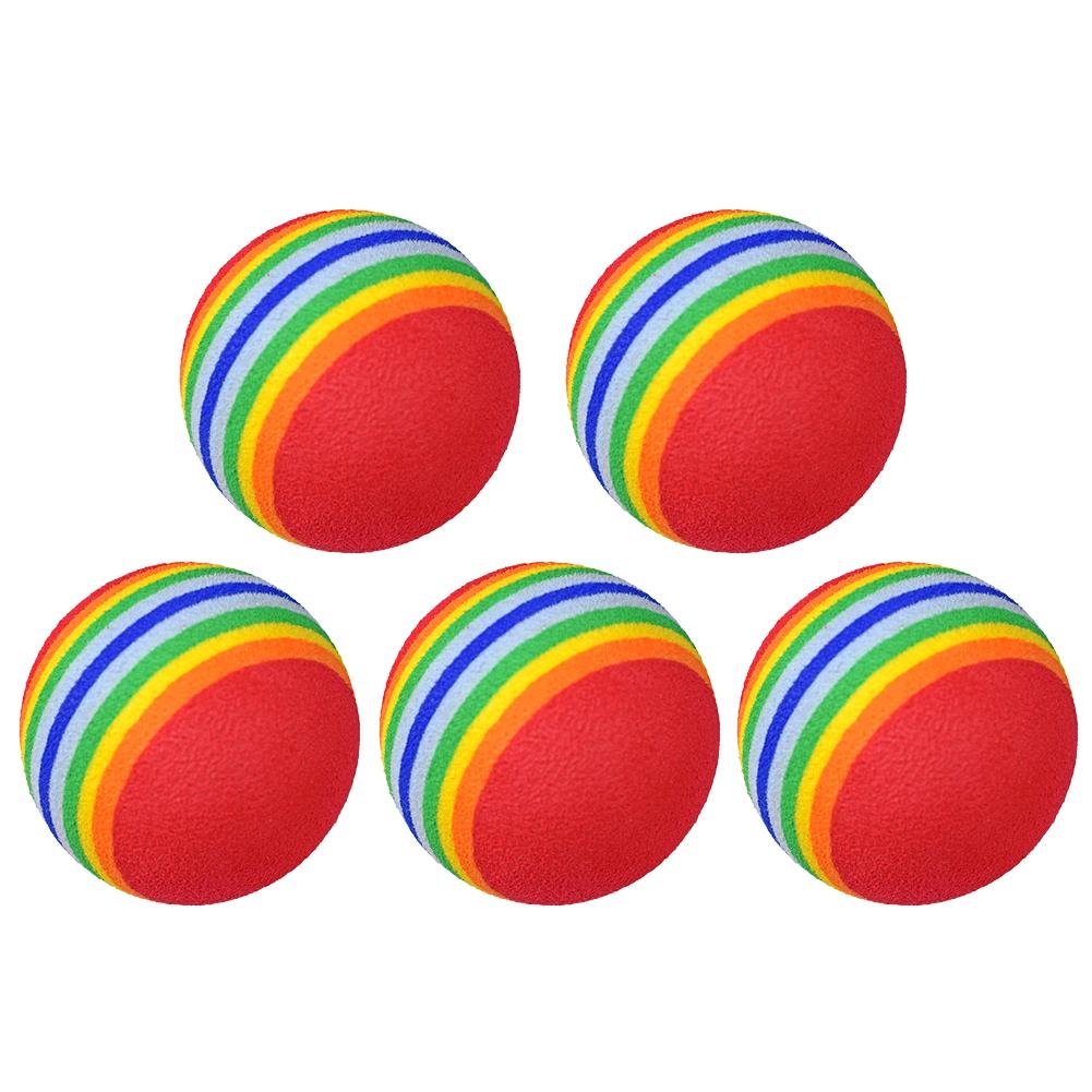 Lot de 4 balles de sport arc-en-ciel pour enfants et tout-petits – Lot de