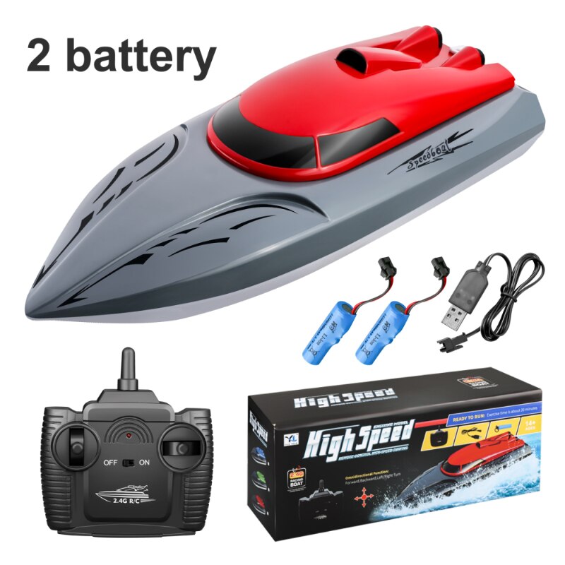 S806 Rc Boot 2.4G 20 Km/h High-Speed Afstandsbediening Boten Gekoelde Motor Duurzaam Zoetwater Boten Speelgoed voor Kinderen Kids: 02