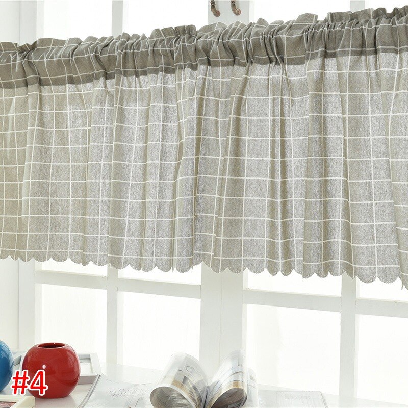 Rideau de cuisine, Court Rideau,Imprimé Rideau pour Armoire,Floral Demi-Rideau ,Drapés pour Fenêtre,Café Décoration du Salon: S4 Short Curtain