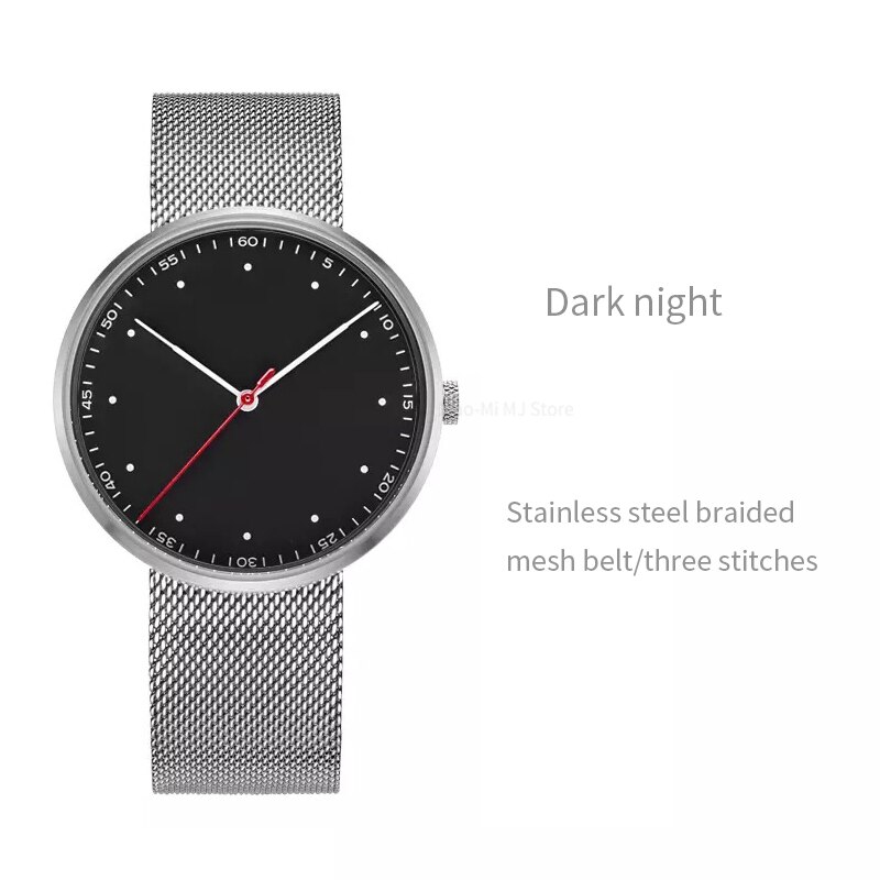 Original Youpin TwentySeventeen Luminous Waterproof Quartz Watch 316L Steel Best Watch Brands For Men Women: Dark night