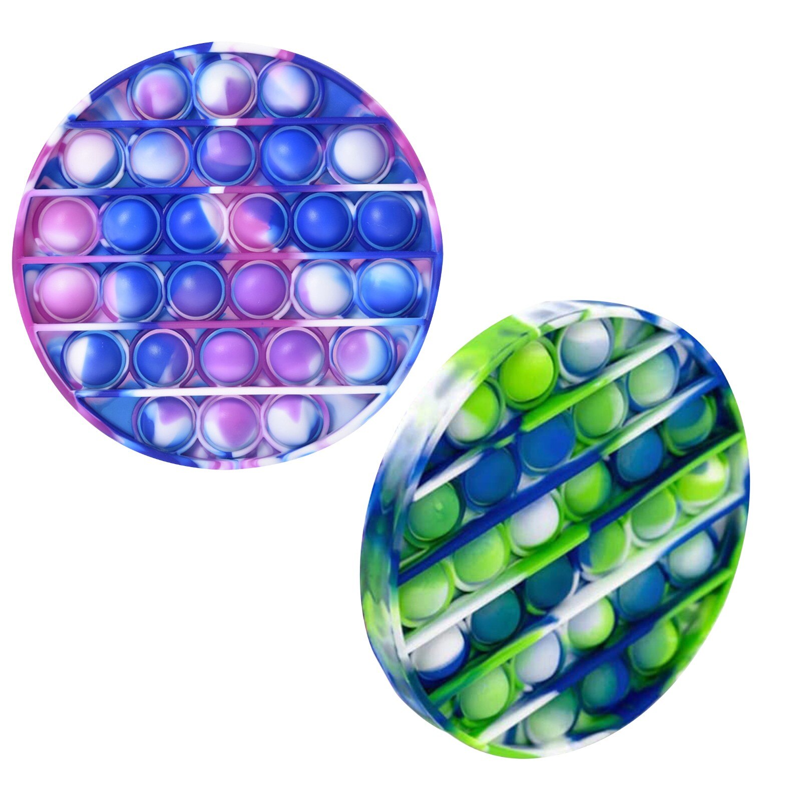 Fidget Juguetes | Juguetes Fidget | Fidget juguetes Anti estrés Push Pop nos burbuja sensorial Fidget arcoiris ToyRestore emociones juguete para aliviar el estrés para el OCD ansiedad