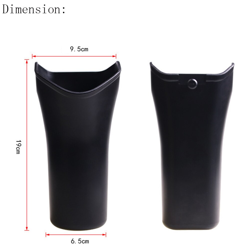 Soporte de cubo para asiento trasero de coche, bolsa de almacenamiento impermeable, paraguas plegable de mango largo, herramientas de almacenamiento universales para coche, basura