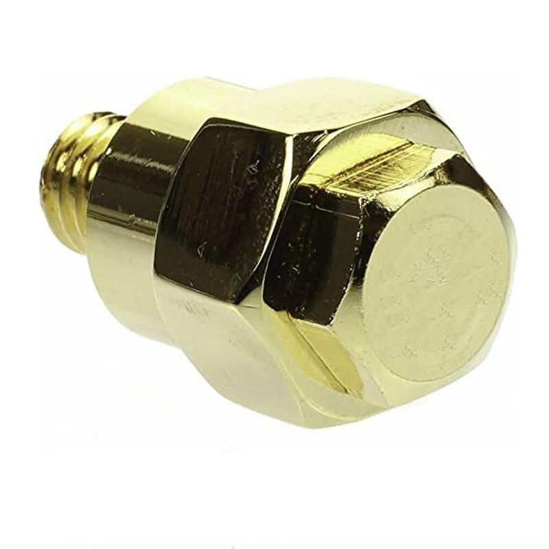 Latón chapado en oro macizo para Terminal adaptador de batería de poste lateral GM, Terminal positivo o negativo