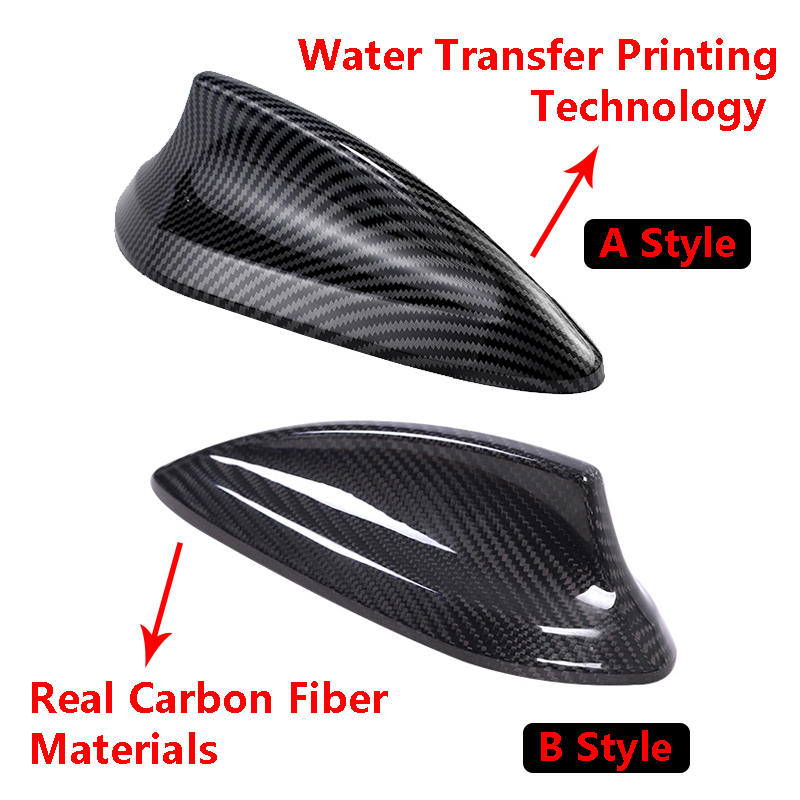 Cubierta de antena de aleta de tiburón, pegatinas de fibra de carbono para BMW E90, E92, E46, E36, E60, E70, F20, F30, F10, F22, F31, F15, F21, G30, G20, G01, G05, G07