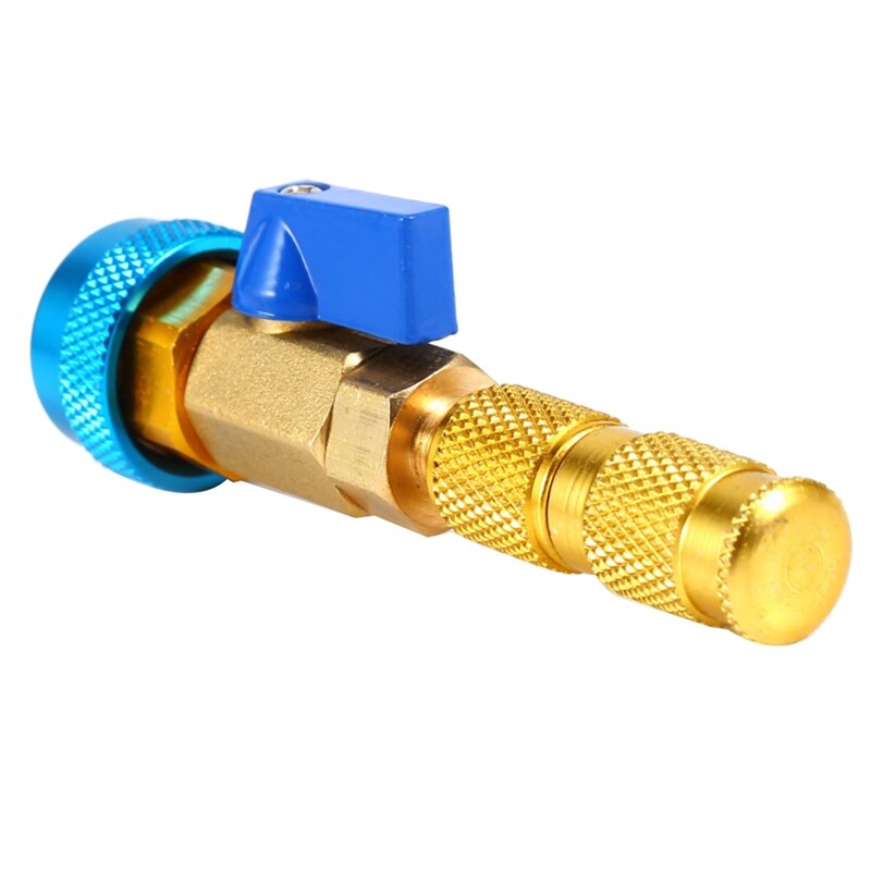 Car Air Conditioning Valve Core R134A Quick Remover Installer Low Pressure Refrigerant Freon Adapter Kit Valve Core Remover Tool