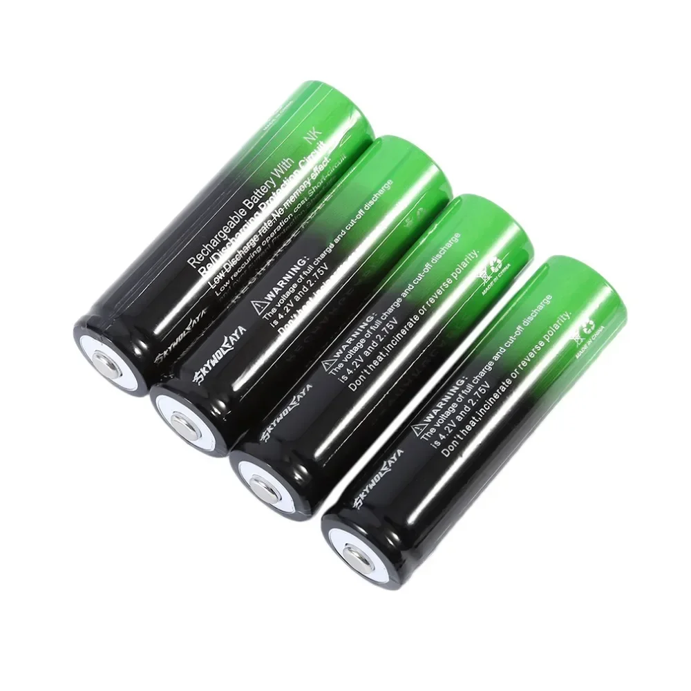 3.7V 5800mAh Rechargeable Li-ion Battery for Flashlight Torch Headlight 1/2/4/6/8/10 Pieces Rechargeable Batteries