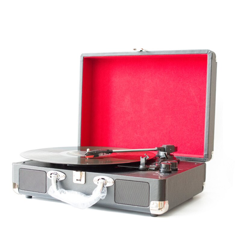 Record player with speaker portable turntable old record player gramophone gramophone bluetooth speaker stereo turntable
