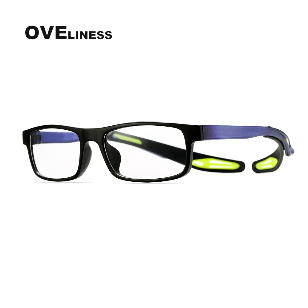 Sport Glasses Frame Men Optical basketball men's eyeglasses frames Myopia Prescription glasses tr90 eyewear Spectacles: C006