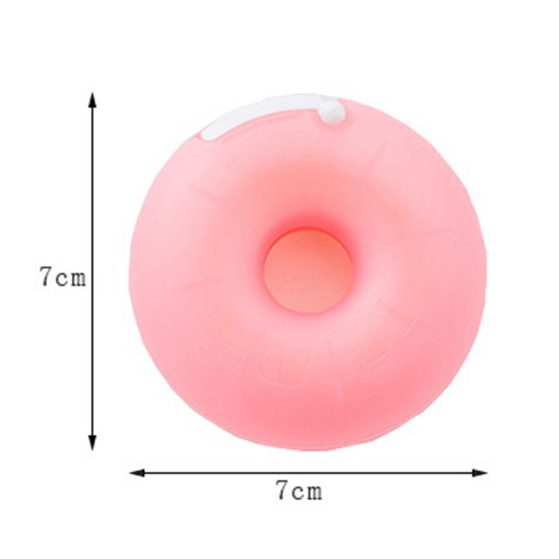 Distributeur de ruban adhésif donuts Portable, , porte-ruban Invisible, papeterie avec petit ruban, couleur aléatoire à l'intérieur, 1 pièce