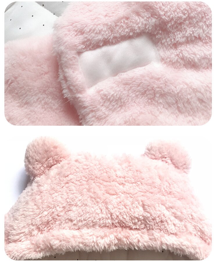 Super Zachte Baby Slaapzak Inbakeren Fleece Pasgeboren Ontvangen Deken Pluizige Warme Zuigelingsjongen Meisje Slapen Nursery Wrap Inbakeren