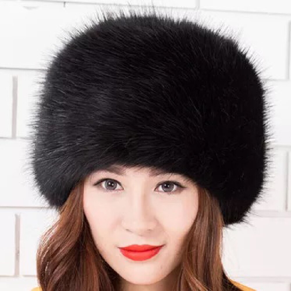 Wedding Hats for Brides Ladies White Faux Fur Hats Wedding Party Accessorie Winter Women Hat