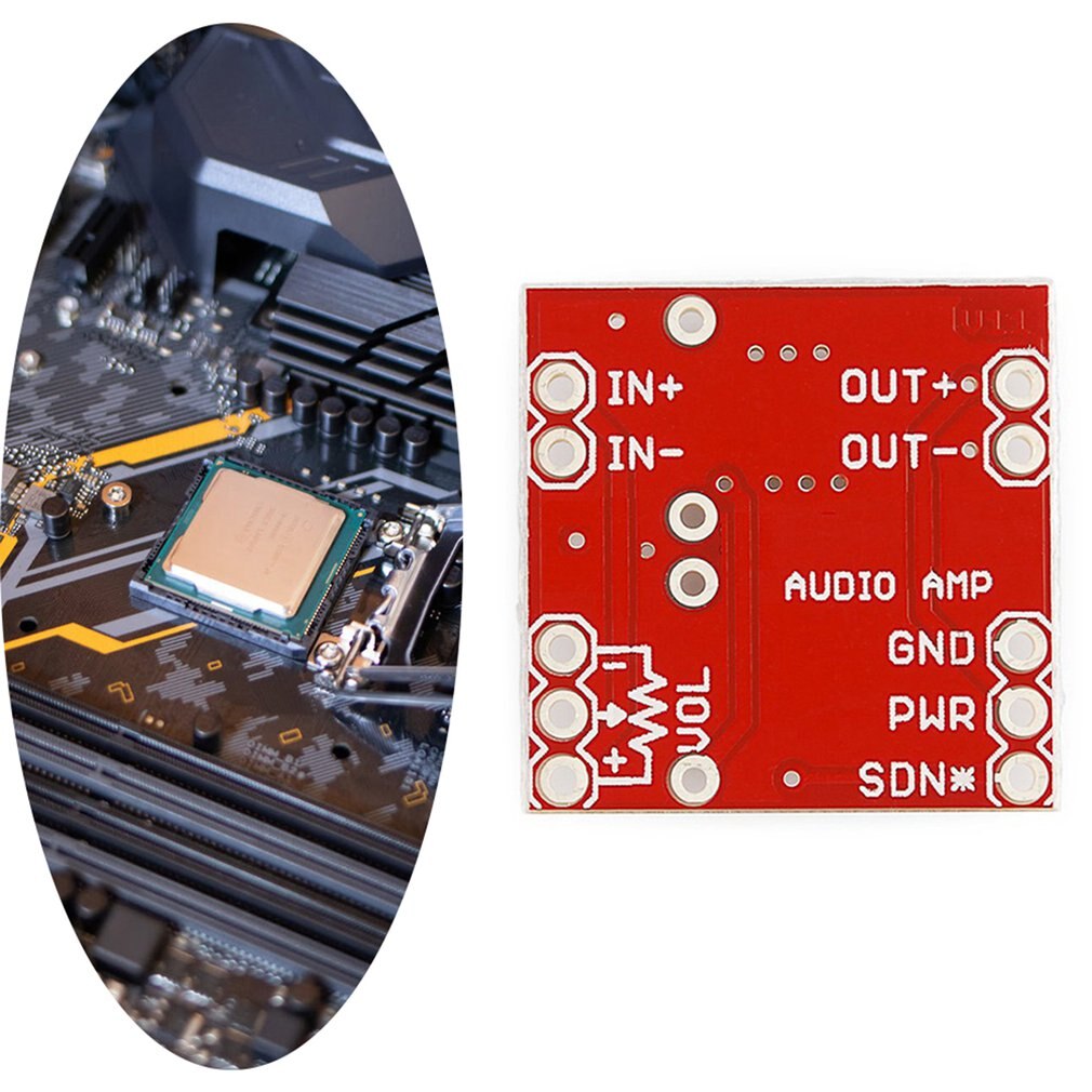 Tpa2005D1 Audio Amplifier Mono Audio Amp Breakout Mono Audio Amplifier Low Heat Long Battery Life Ohm Speaker