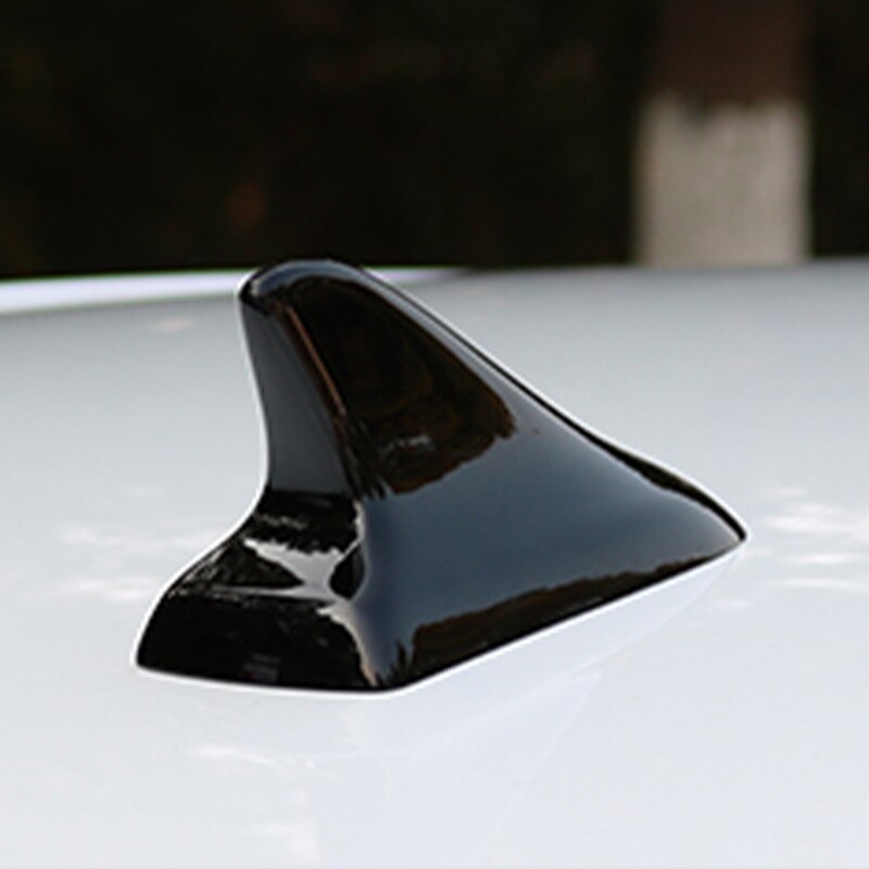 Antena de techo Universal para coche, señal mejorada, forma de aleta de tiburón, pintura de Piano aérea impermeable para Kia Sportage Opel Astra H