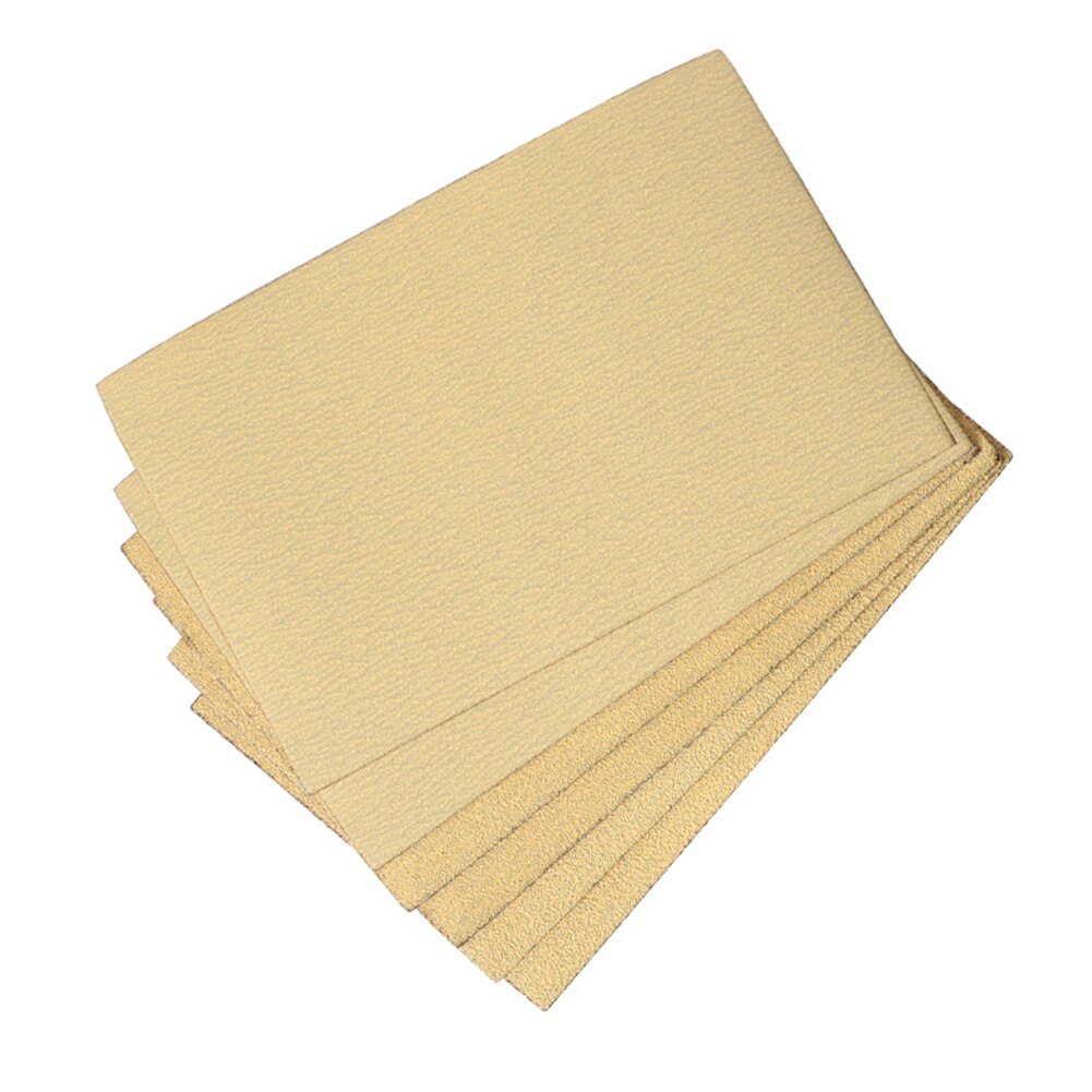 Self-adhesive Sandpaper Yellow Sand Paper Dry Grinding Flocking Sanding Sponge Rectangular Polishing Grinding Tool