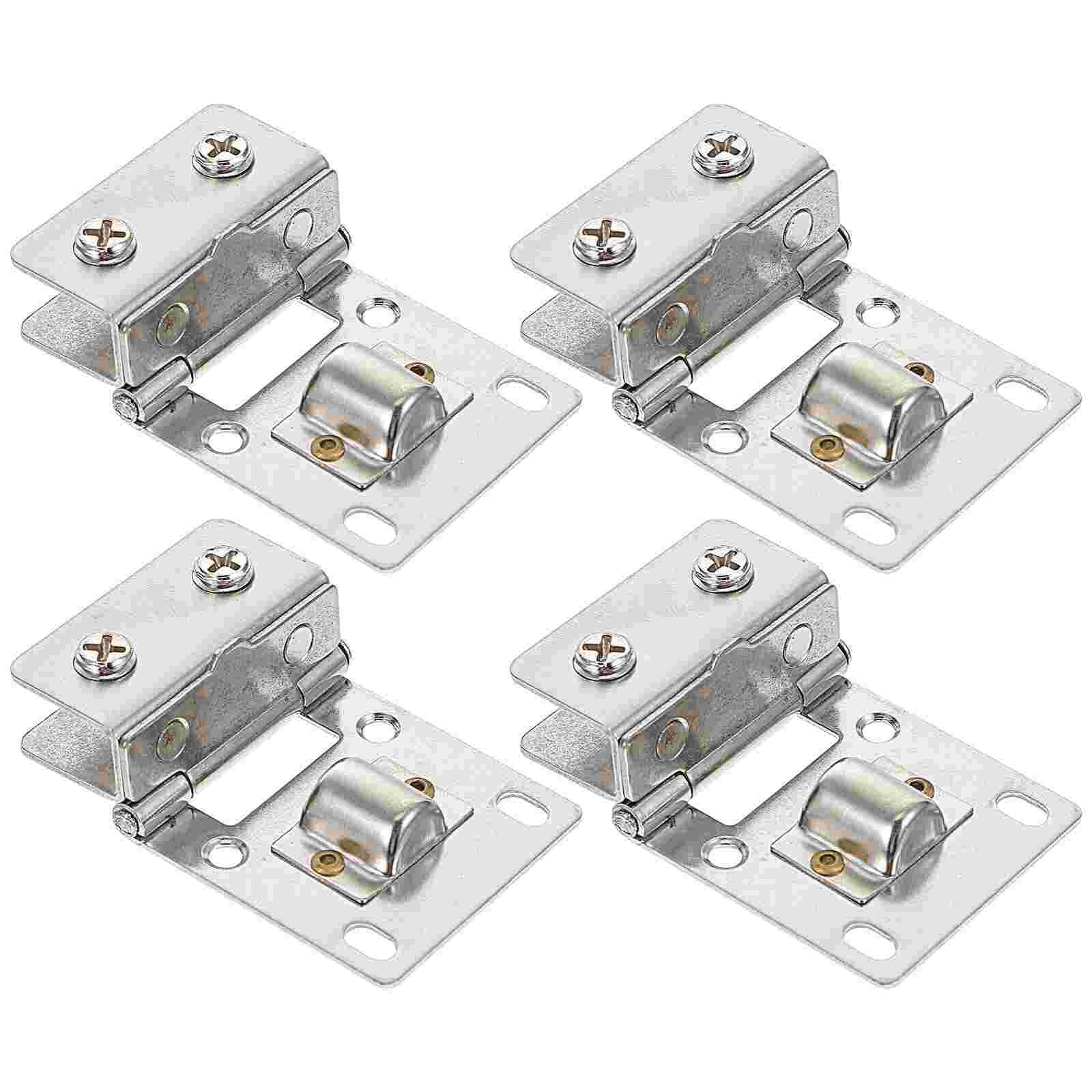 4pcs Showcase Door Hinge Stainless Gate Hinge Cabinet Hinge Replacement